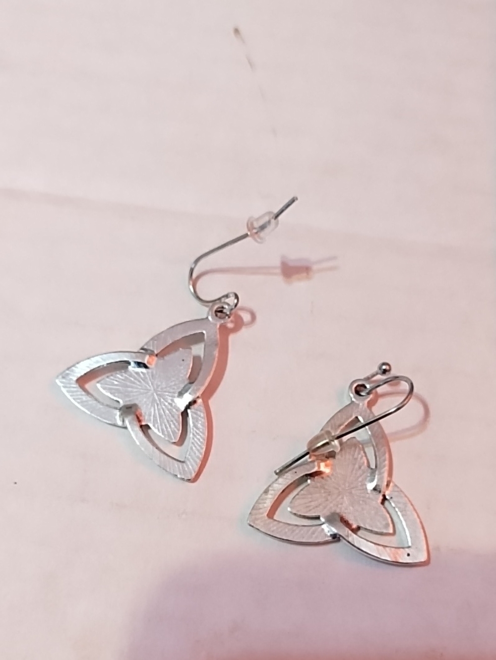 NWT Silver Celtic Knot Drop Earrings - Women Jewelry - Picture 3 of 3